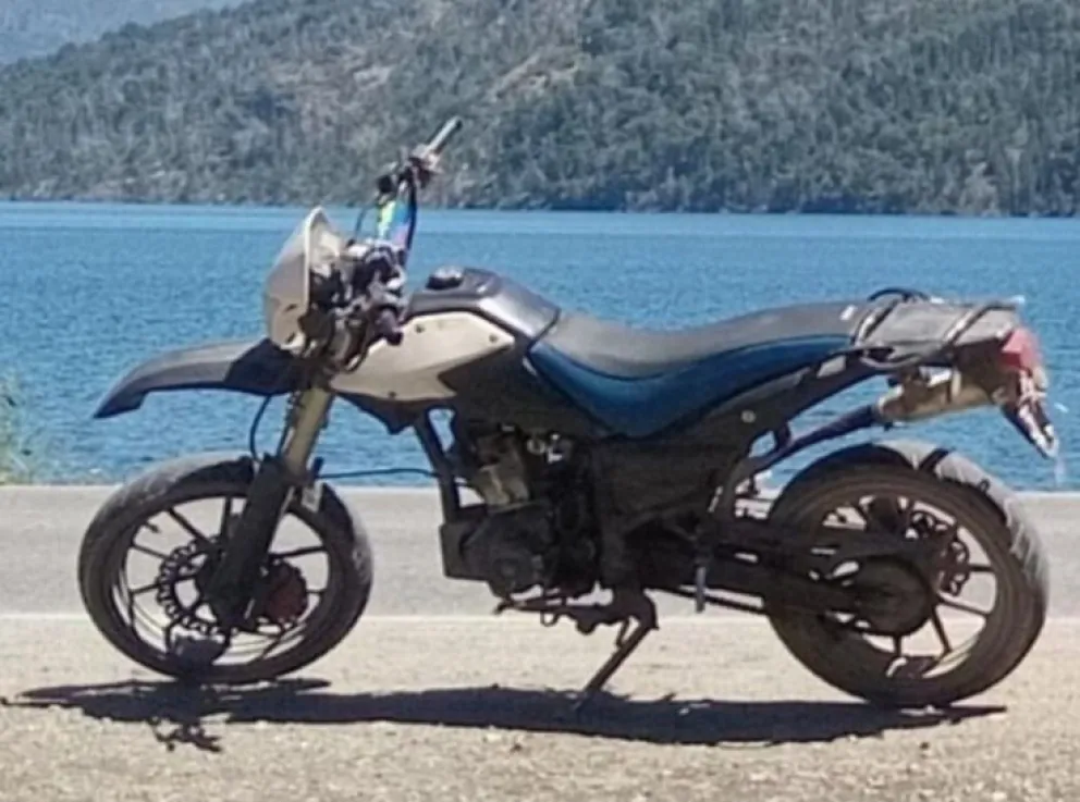 La moto estaba fuera de la casa de la damnificada al momento de ser sustraída. Foto gentileza