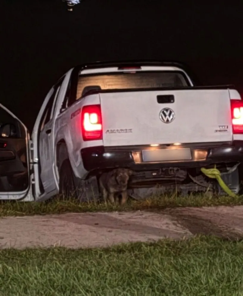 El hombre terminó demorado por resistencia a la autoridad. Foto: Policía de Río Negro.