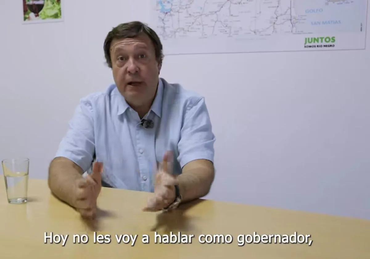 Weretilneck anunció que deja la presidencia de Juntos Somos Río Negro para dar lugar a una nueva dirigencia
