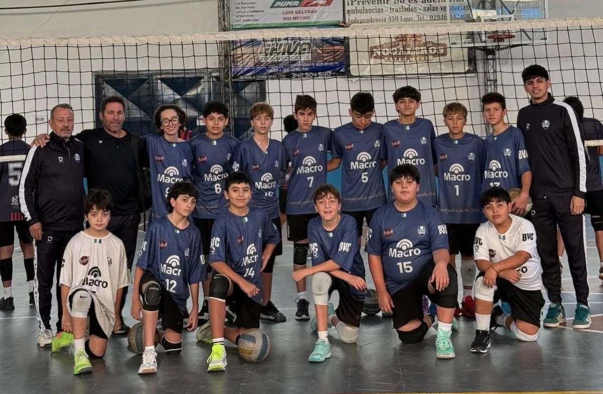 Bariloche Voley Club participó en el primer torneo clasificatorio Sub 14 en Valle Medio