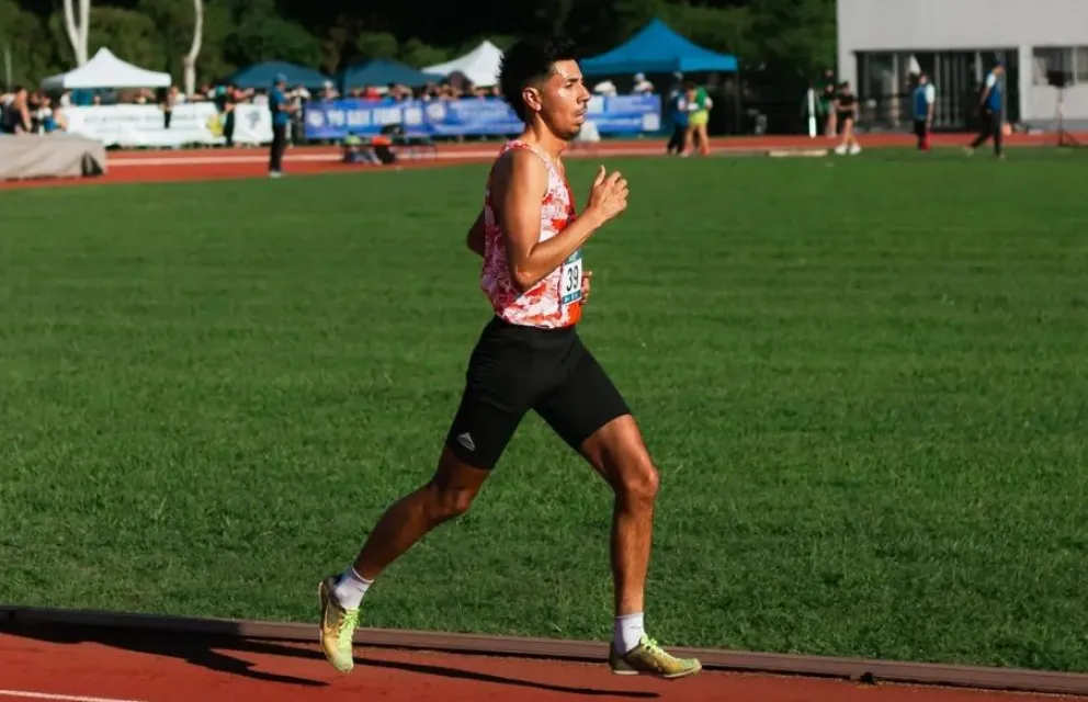 Sergio cumplió una muy buena tarea en su regreso a competir en pista. Foto: gentileza.
