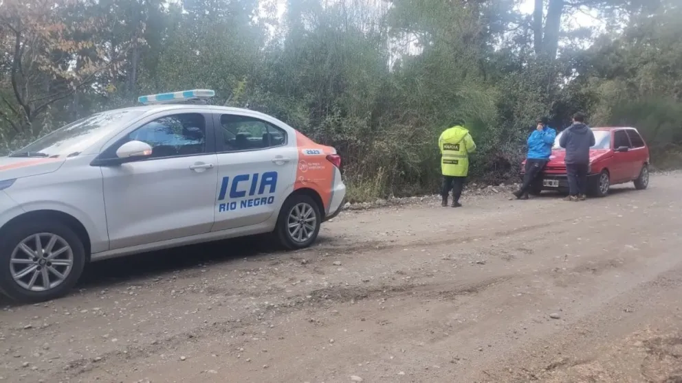 El hombre transitaba con numerosas irregularidades y en estado de ebriedad. Foto: Policía de Río Negro.
