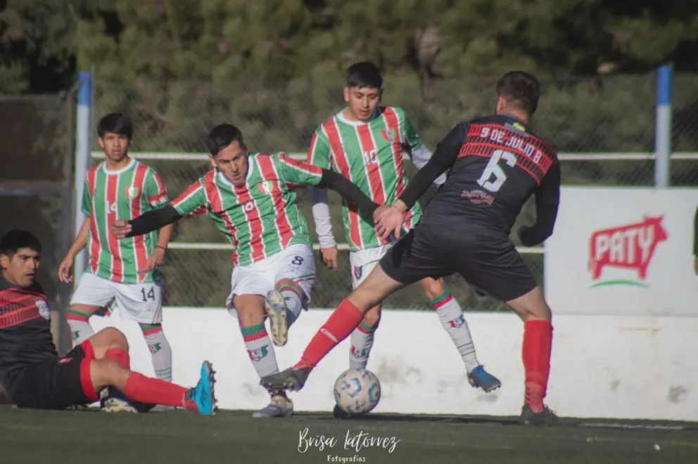 Semifinal para el infarto entre La Giralda y 9 de Julio B. Foto gentileza: Brisa Latorrez