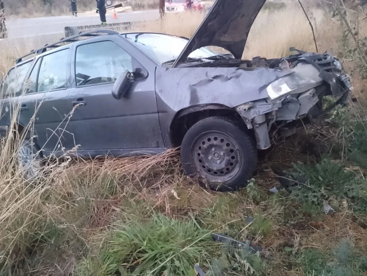 Una mujer fue hospitalizada tras un fuerte choque en la ruta 86 ...