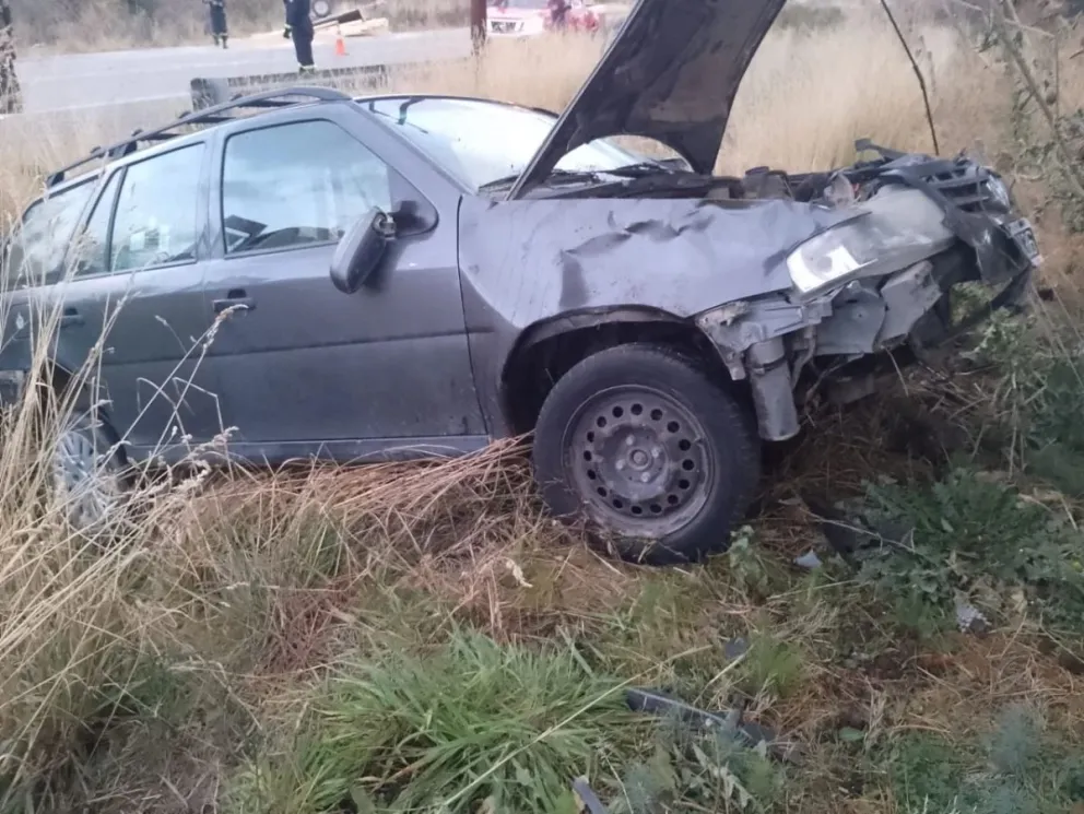 El accidente ocurrió cerca de las 18.30 horas en la ruta 86. Foto: Ahora Comarca.