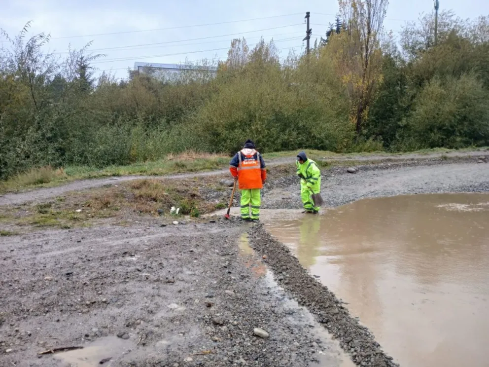 Los trabajos se extendieron durante toda la tarde. Foto gentileza