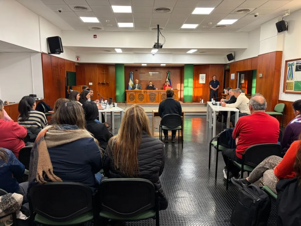 Antes del cierre de la audiencia el imputado reiteró su pedido de perdón. Foto gentileza