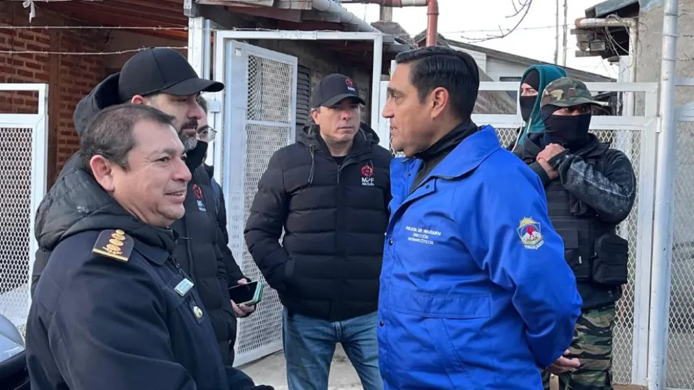 Se allanaron 11 domicilios de Junín y otro de San Martín de los Andes. Foto: Ministerio Público Fiscal Neuquén. 