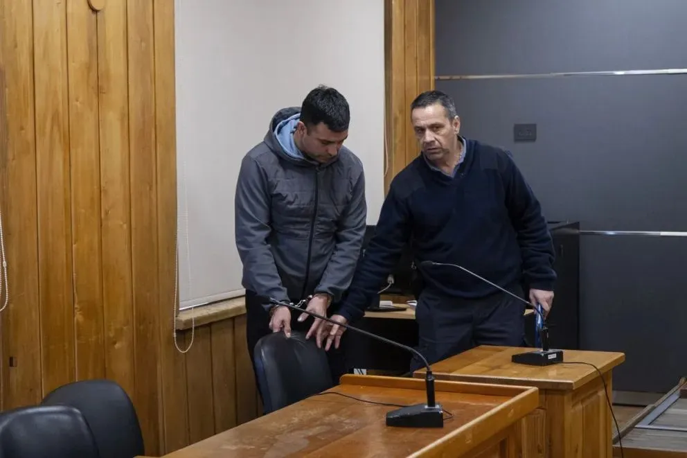 Marín presenció la audiencia virtual desde el Penal 4 de General Roca y omitió declaraciones. Foto: Archivo Marcelo Martínez.