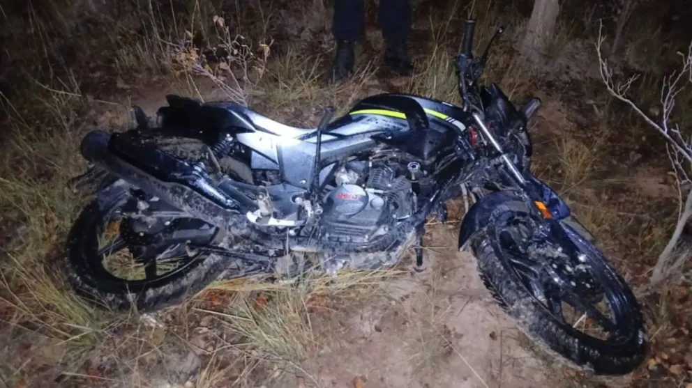 Una de las motos robadas en Cipolletti.