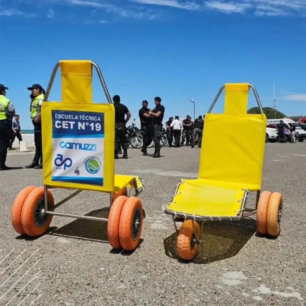 Los proyectos buscan facilitar el acceso al mar y a actividades acuáticas para personas con discapacidad. Fotos gentileza