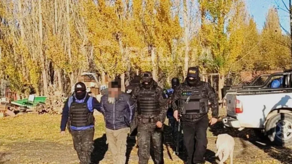 Momento de la detención del acusado.