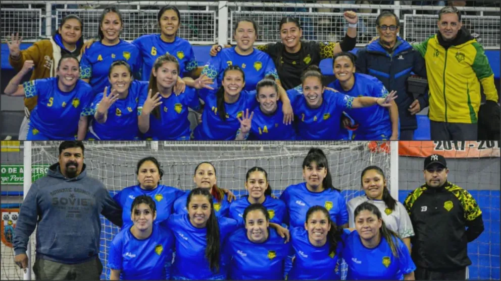 Gamberro dominó el fútbol femenino en el último certamen disputado. Fotos gentileza.