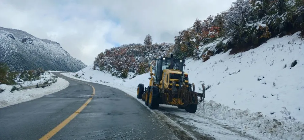 El plan de mantenimiento invernal es clave para la transitabilidad en la región durante la temporada más fría. Foto: gentileza. 