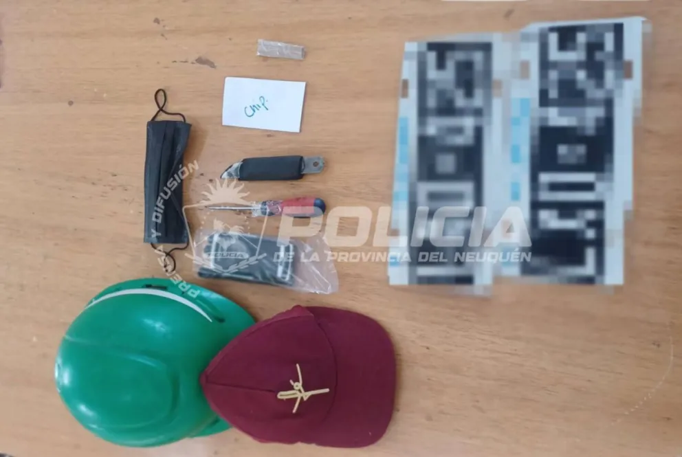 Objetos secuestrados