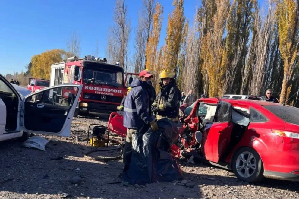 Impactantes imágenes del trágico accidente. (Foto: Gentileza)