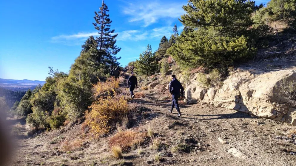 Este domingo, personal de la Unidad 80 y del Coer, realizó un rastrillaje en el sector del camino a La Paloma.