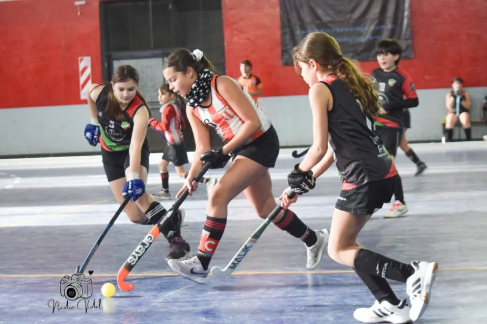 Las formativas tuvieron un fin de semana lleno de partidos. Foto gentileza: Nadia Vidal. 