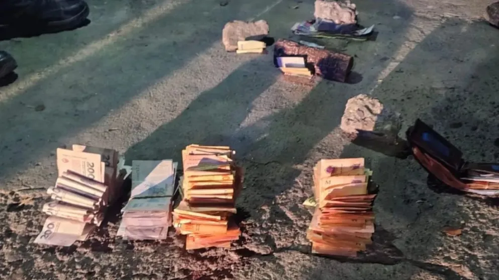 Billetes truchos identificados por la Policia