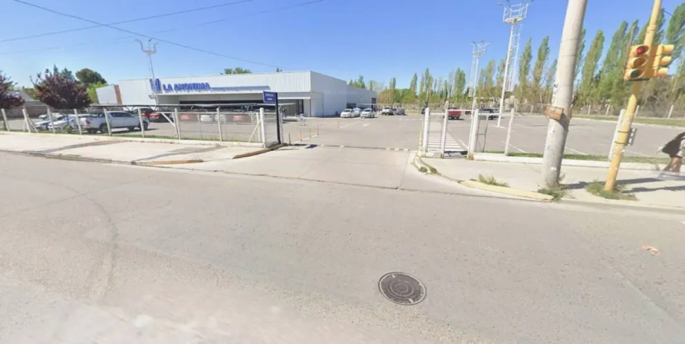 La Anónima de Plottier, donde ocurrió el robo.
