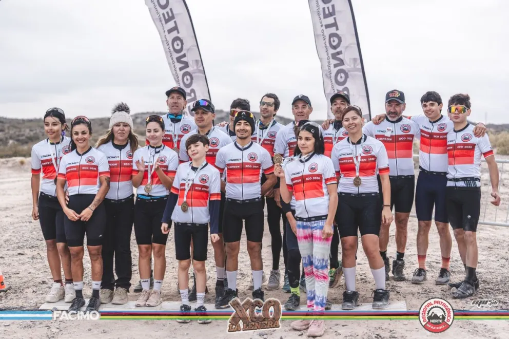 Las y los campeones del Patagonia Norte 2026. Fotos: Carlos Mir - Cronotech.