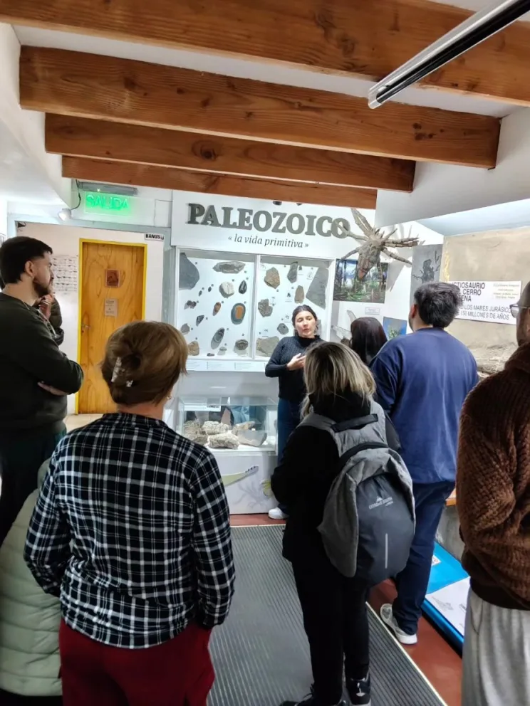 Se vienen jornadas de aprendizajes en el Museo Paleontologico. Foto gentileza