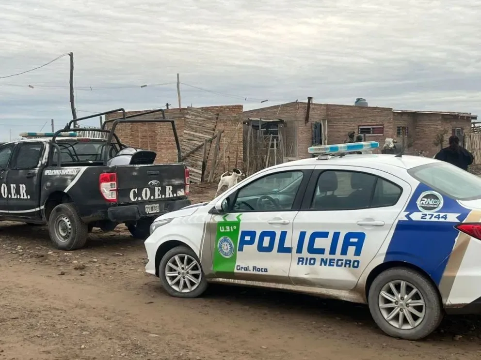 De los cuatro allanamientos realizados, tres dieron resultados positivos y agregaron nuevos elementos a la investigación. (Foto: gentileza Policía de Rio Negro)