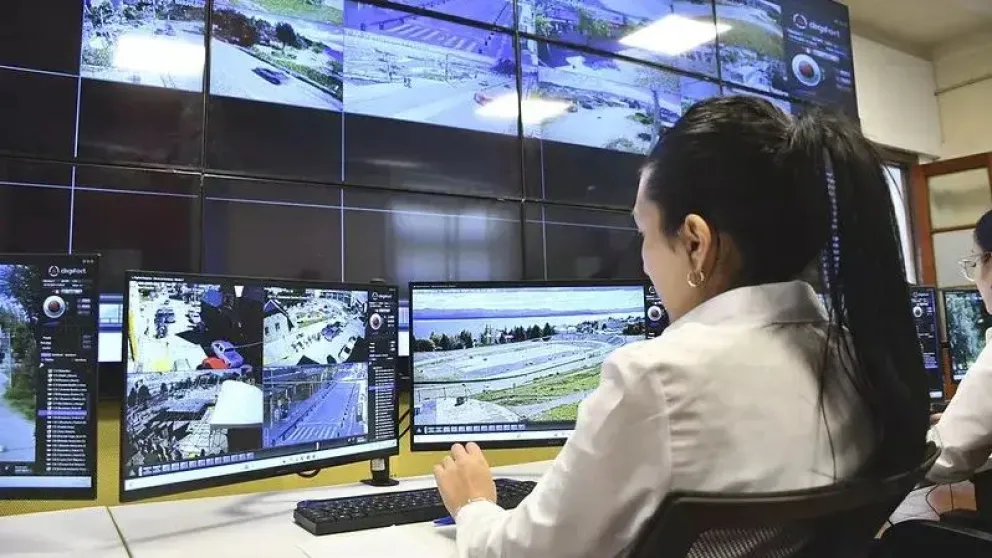La tarea de videovigilancia fue clave para mantener localizado el vehículo. Foto gentileza