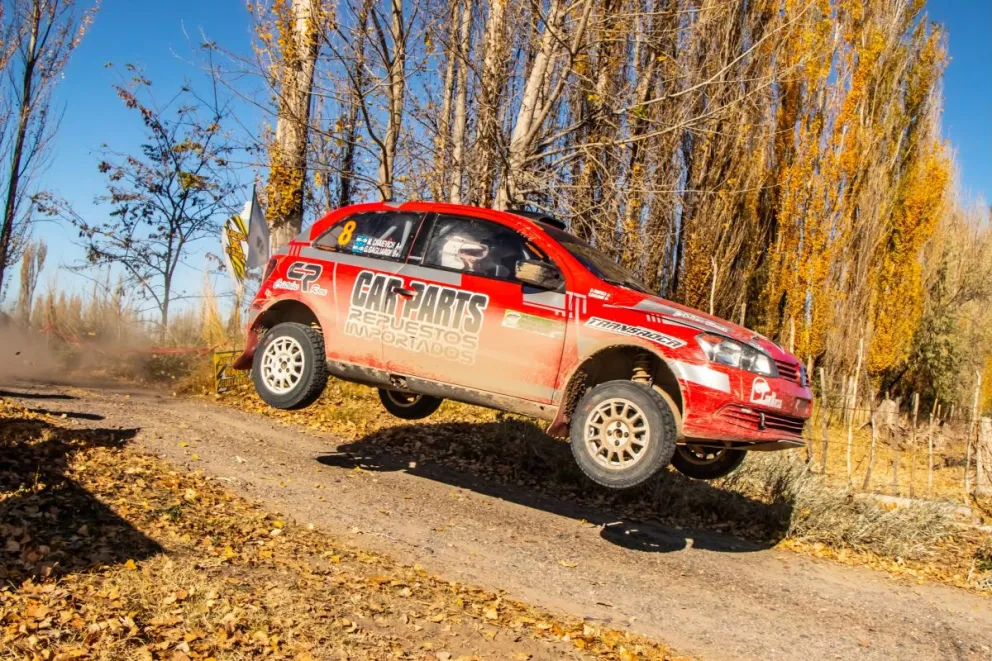 El roquense Marcos Craievich es siempre candidato a pelear por la general. Foto: Locos por el Rally.