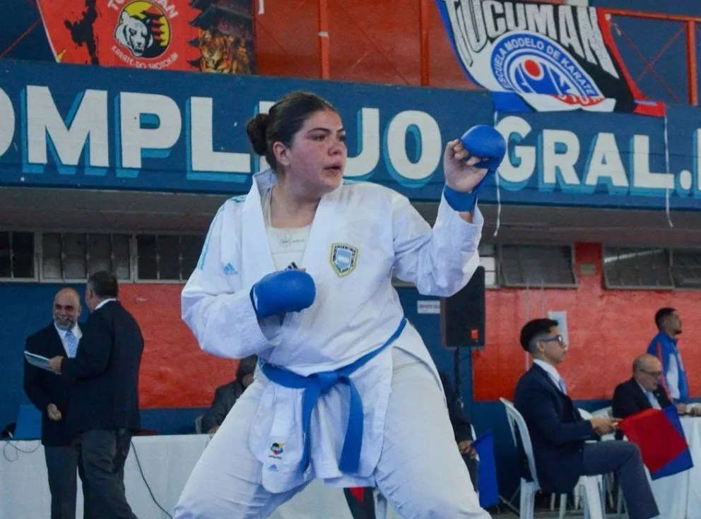 Juana pasa por el CENARD y el lunes viajará a Colombia. Foto: gentileza.