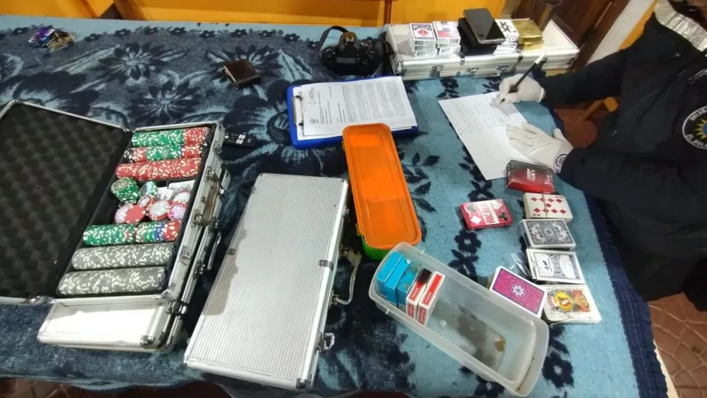  Las apuestas se registrarían mediante fichas y los pagos o cobros se concretarían a través de transferencias electrónicas. Foto: Ministerio Público Fiscal.