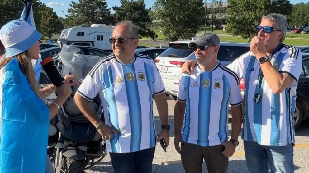 Sergio Monzón, Gabriel Fernández y Aníbal De Andrade componen el grupo "Los Gatos". Foto: Diario Huarpe.