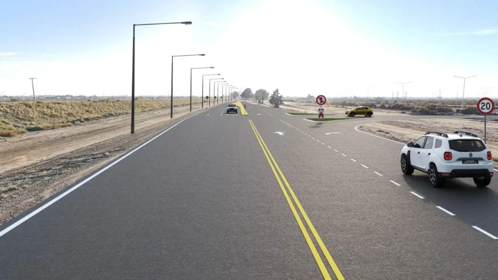 La obra provincial cuenta con un presupuesto oficial que asciende a los $5.414 millones. Foto: Gobierno de Río Negro.