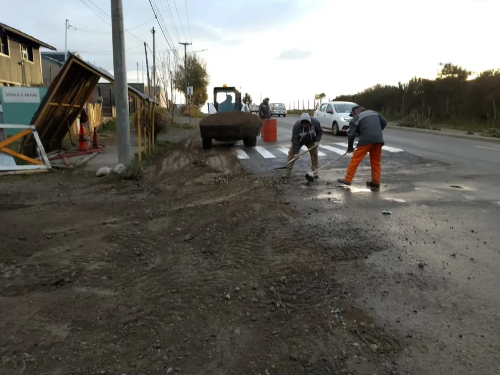 Tras finalizar la obra de reductores, continúan los trabajos en Pasaje Gutiérrez. Foto archivo