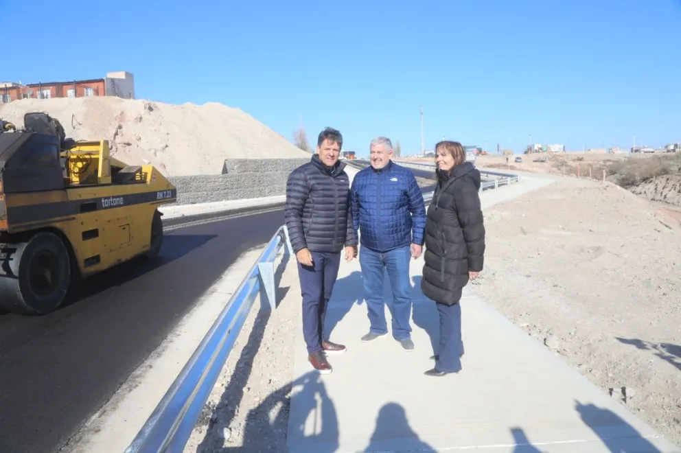 Este tramo de la calle fue construido desde cero por la Municipalidad.
