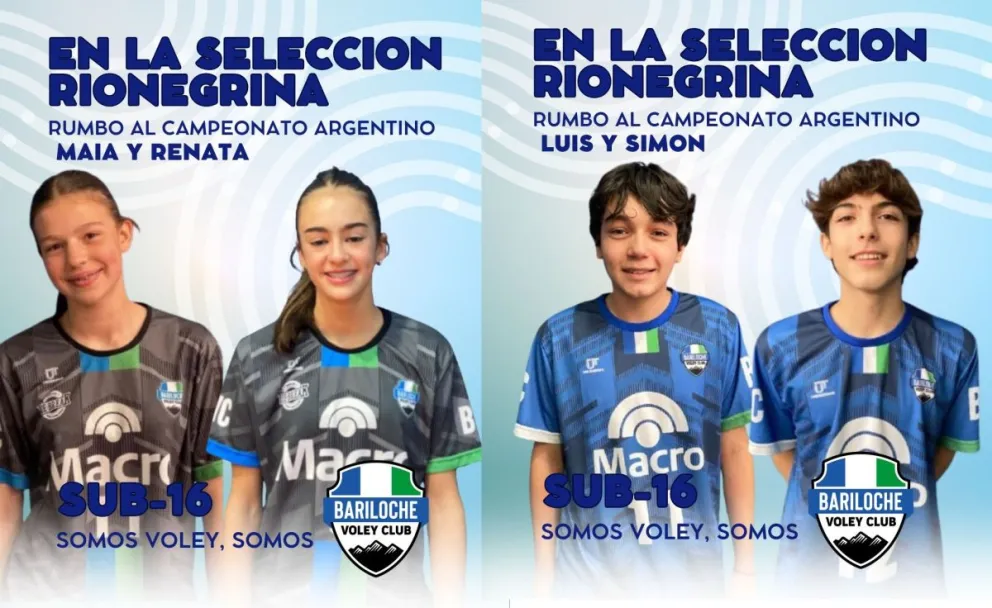 BVC tendrá 4 presencia en los seleccionados rionegrinos. Foto: gentileza.