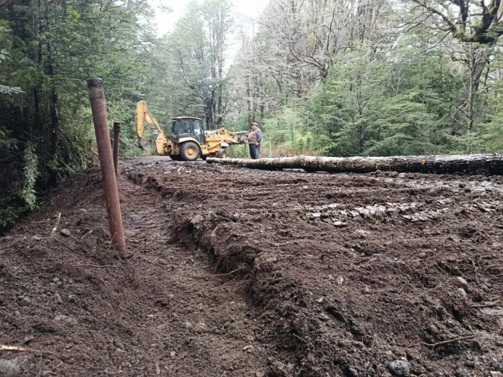 Las obras demandaron siete días de intensos trabajos. Foto: Parque Nacional Nahuel Huapi.