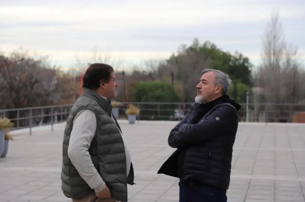El Gobernador Weretilneck mantuvo una reunión con Aguiar en Cipolletti. Foto gentileza