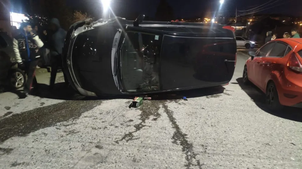 El conductor fue trasladado al Hospital Zonal. Foto gentileza