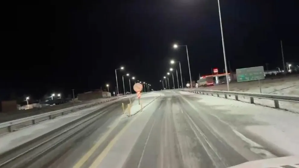 Así se encuentra la ruta 23 este miércoles por la mañana. Foto: gentileza.