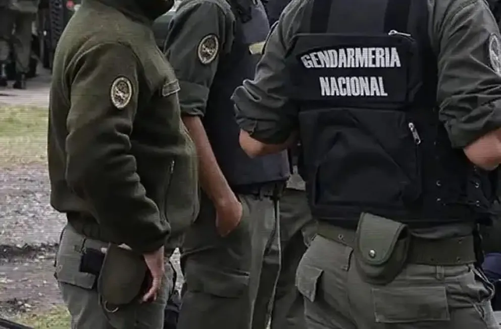 Los allanamientos se realizaron con participación de Gendarmería Nacional. Foto: gentileza.