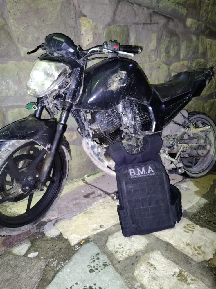 La motocicleta tenía un pedido de secuestro vigente desde septiembre de 2025. Foto gentileza