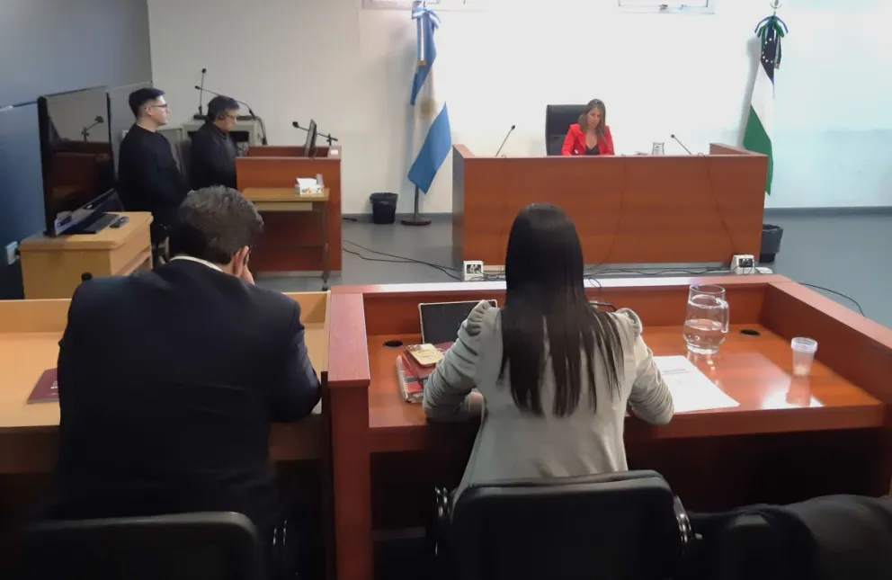 Audiencia judicial realizada en Cipolletti.