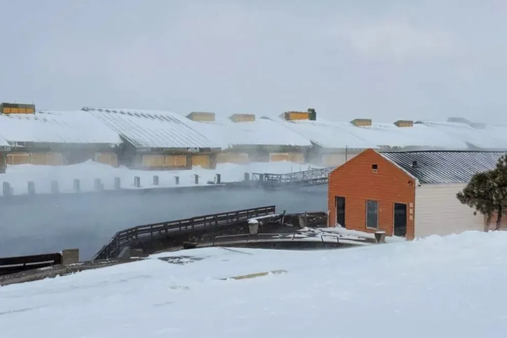 Termas de Nieve en Copahue.