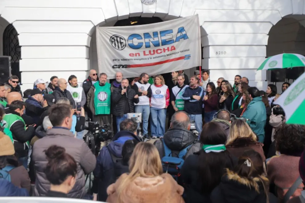 El gremio reclamó la reincorporación de los trabajadores despedidos. Foto gentileza