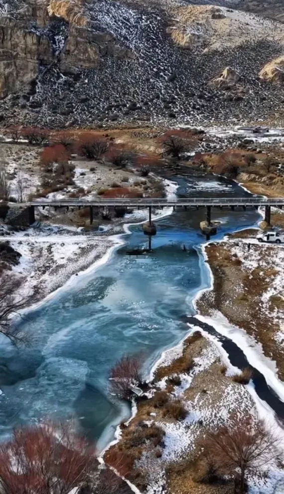 En los últimos días, la línea sur de Río Negro registró las temperaturas más bajas del país.