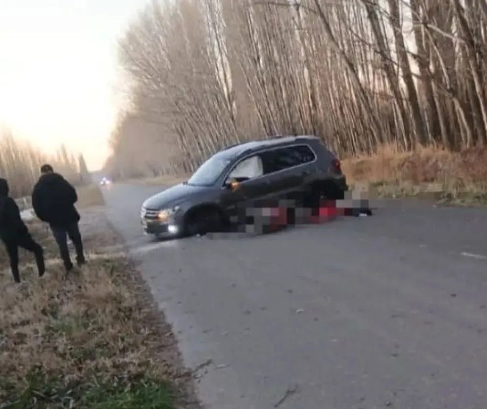El accidente ocurrió a la altura de Guerrico.