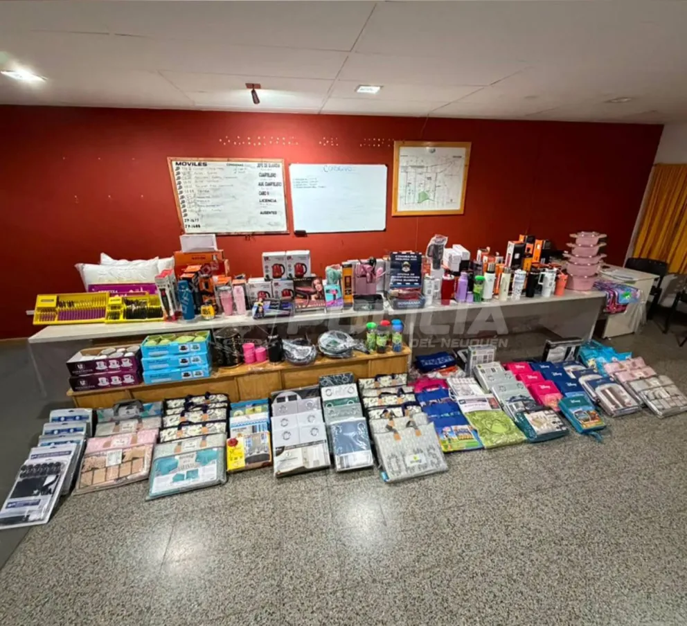 Elementos recuperados por la Policía.