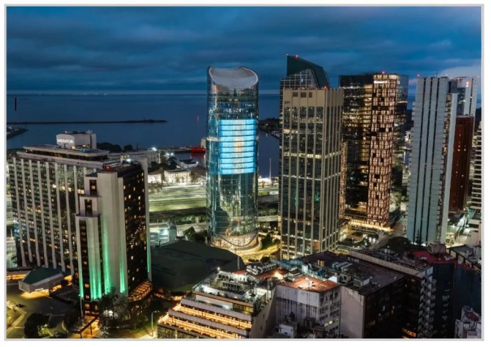 La torres está ubicada en pleno centro financiero de Buenos Aires. Foto gentileza