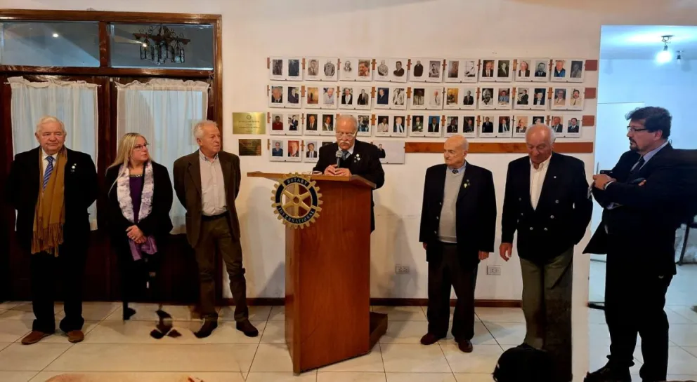 La entidad rotaria más antigua de la ciudad, realizó el acto de cambio de autoridades para el período 2026-2027. Fotos gentileza 